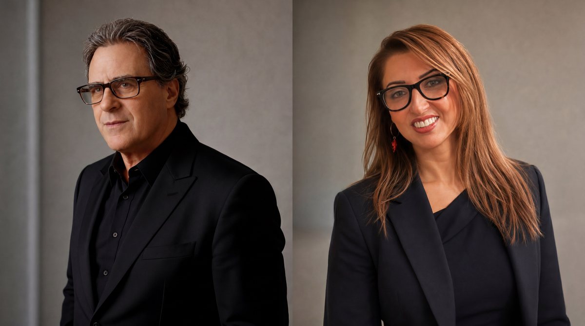 Timothy S.B. Danson with his partner Marjan Delavar